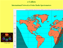 Tablet Screenshot of e-callisto.org